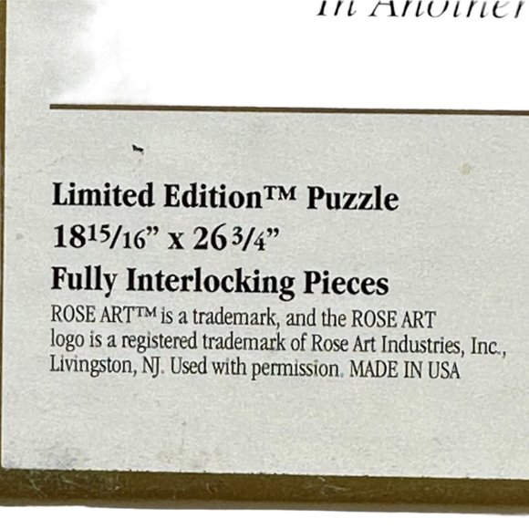 RoseArt Puzzle Cafe Montmartre 1000 Pieces Jigsaw Limited Edition 2004 Vintage - Picture 5 of 10